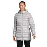 Eddie Bauer Women's CirrusLite Down Parka, Lt Gray, Large