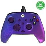 PDP Gaming REMATCH Enhanced Wired Gaming Controller: Licensed Gamepad for Xbox Series X|S, Xbox One, Windows PC, Mappable Back Buttons, Customizable Triggers, Audio Control, Companion App: Purple Fade