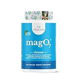 nbpure MagO7 - Natural Colon Cleanse & Detox - Occasional Constipation Relief, Stool Softening, & Bloating Support for Men & Women - Ozonated Magnesium Oxide, 180 Capsules