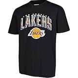 Ultra Game Men's Standard Arched Plexi Short Sleeve Tee Shirt, Black, Medium