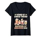 Womens Master's Degree WIZARD OF CHAOS THEORY M ED 2025 V-Neck T-Shirt