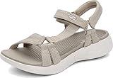 Skechers Performance Women's on-the-Go 600-Brilliancy Sport Sandal, natural, 7 M US