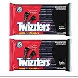 Twizzlers Black Licorice Twists (Pack of 2)