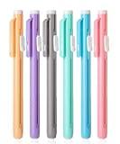 Mr. Pen- Retractable Mechanical Eraser Pen, Pack of 6, Pastel Colors, Pencil Eraser, Eraser for Pencils, Back to School Supplies