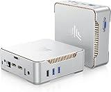 KAMRUI GK3 Plus Mini PC 16GB RAM 512GB M.2 SSD, Intel 12th Alder Lake N95 (up to 3.4GHz) Micro PC, 2.5''SSD, Gigabit Ethernet, 4K UHD, WiFi, BT, VESA/Home/Business Mini Desktop Computer