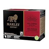 Marley Coffee One Love, 100% Ethiopian, Medium Roast Coffee, Keurig K-Cup Brewer Compatible Pods, 24 Count