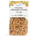 Food to Live Organic Chickpea Fusilli Pasta, 8.8 OZ (Pack of 1) – Non-GMO, Single Ingredient. No Additives. No Major Allergens. Good Source of Plant Based Protein and Fiber. Made in Italy