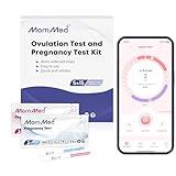 MomMed 15 Ovulation Test Strips and 5 Pregnancy Test Strips Combo Kit,Pregnancy Tests and Ovulation Predictor Kit,Accurately Track Ovulation and Detect Early Pregnancy