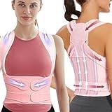 italves Back Brace Posture Corrector for Women,Adjustable Full Back Brace and Shoulder Straightener,for Back Pain Relief,Hunchback Correction,Scoliosis,Posture Trainer