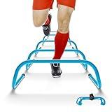 Yes4All Agility Speed Training Agility Hurdles for Athletes - 5 Pack - Speed and Agility Training Equipment for Soccer Basketball Football Hurdle Training (Blue)
