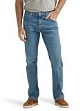 Wrangler Authentics Men's Classic 5-Pocket Regular Fit Jean, Vintage Blue Flex, 36W x 30L