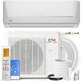 Cooper & Hunter 9,000 BTU 115V Single Zone Wall Mount Ductless Mini Split Air Conditioner & Heat Pump – 21.5 SEER2 – 16FT Installation Kit – R-410A Refrigerant Pre-Charged – Inverter