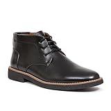 Deer Stags Men's Bangor Memory Foam Dress Casual Comfort Chukka Boot, Black Smooth, 11 Medium US