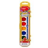 Cra-Z-art Washable Watercolors with Brush, 8 Colors, 1 Tray (10651)