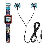 Playzoom Kids Smartwatch & Earbuds Set - Video Camera Selfies STEM Learning Educational Fun Games, MP3 Music Player Audio Books Touch Screen Sports Digital Watch Fun Gift for Kids Toddlers Boys Girls