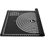 SUPER KITCHEN Non-slip Silicone Pastry Mat 28 x20 for Non Stick Baking Mats, Countertop Placemats, Dough Rolling, Kneading/Fondant/Pie Crust Pad