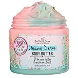 Bella & Bear Unicorn Dreams Body Butter - Skin Care Vegan, Cruelty-Free, Nourishing Butter Cream - Hydrating & Moisturizing Skincare - All Skin Types - Mango & pineapple with a hint of vanilla