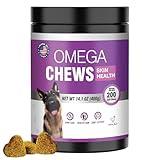 Omega 3 Fish Oil for Dogs Dog Skin and Coat Supplement Shiny Coats Dog Skin Allergy Relief for Dogs Itching Reduce Shedding EPA & DHA Fatty Acids Salmon Oil Supplement 200 Ct