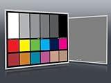 DGK Color Tools DKC-Pro 5" x 7" Set of 2 White Balance and Color Calibration Charts with 12% and 18% Gray - Pro Quality - Includes Frame Stand and User Guide