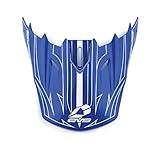 EVS Sports T5 Pinner Helmet Replacement Visor, Blue/White