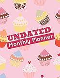 Undated Monthly Planner: 24 Month Calendar with Notes Pages 8.5 x 11 Inches (Volume 10)