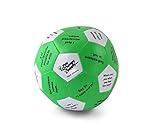 PlayTherapySupply Self Esteem Thumball: Six Inch, Green/White, Foam, Vinyl, 1 Set, 1 Item, 1 Piece, 5.6 Ounces, Ages 8-Adult, Group Activity for Self Esteem Building