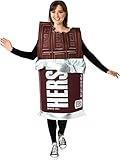 Rubies Adult Hershey Chocolate Bar Foam Tunic, As Shown, One Size
