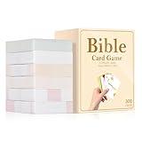 RuRu monkey Bible Trivia Game 300 Cards, Perfect for Bible Study, Youth Groups and Church Gatherings, Fun Christian Trivia Game Cards for Adults and Family, A Great Christian Gift