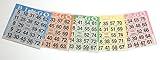 1000 Bingo Paper Cards (200 Books 5 Colors Ea!) by American Games