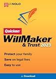 Quicken WillMaker and Trust Software 2023 - Estate Planning Software - Includes Will, Living Trust, Health Care Directive, Financial Power of Attorney – Secure - Legally Binding - [PC/Mac Download]