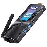 MeLE PCG02 Mini PC Stick Fanless N4000 4GB Ram 128GB Mini Computer Stick Windows 11 Home HDMI 4K 2.4G/5GHz Wi-Fi 5 BT4.2 Gigabit Ethernet Micro PC on Industrial IoT, Digital Signage, WMS, MES, NAS