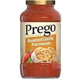 Prego Pasta Sauce, Italian Tomato Sauce with Roasted Garlic & Parmesan Cheese, 24 oz Jar
