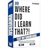 QUOKKA Trivia Games for Adults with 500 Questions - Fun Adult Board Game Trivia Cards for Teens, and Families – Trivia Cards with Answers – Great Board Games Trivia for Family Party and Game Night