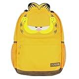 Garfield Backpack 3D Face Pop-Out Comic Book Orange Tabby Cat Travel Daypack Laptop Book Bag