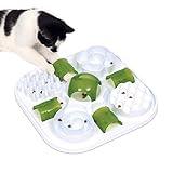 Catit Play Cat Treat Puzzle, Interactive Cat Toy, 43010, White