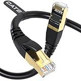 DbillionDa Cat8 Ethernet Cable, Outdoor&Indoor, 6FT Heavy Duty High Speed 26AWG, 2000Mhz with Gold Plated RJ45 Connector, Weatherproof F/FTP UV Resistant for Router, Modem, PC, Gaming
