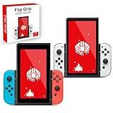 KKOZESST Portrait Mode Flip Grip Handheld Accessory for Nintendo Switch Vertical Mode Orientation Works with OLED Joy-con Grips Stand