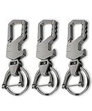 Infxyfy 3pcs Heavy Duty Keychain Opener with 2 Keyrings Car Keychains, Multifunctional Toolbox for Men and Women Car Keychains