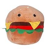 Squishmallow Oficial Kellytoy Food Squad Plush Toys Soft Plush Animal (Carl Cheeseburger, 5 Inch)