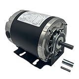 CHIOWO GF2024 Electric Fan Motor 1/4 hp, 1725 RPM, 115 Volts, 60Hz, 48 Frame, ODP, Ball Bearing Belt Drive, Replacement for AO Smith