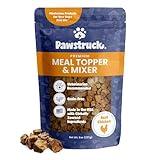 Pawstruck Vet Recommended Air Dried Dog Food Toppers for Picky Eaters, Made in USA with Real Chicken, Premium Meal Mix-in Kibble Enhancer, 8 oz, Packaging May Vary