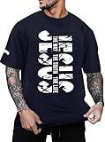 Jesus The Way Truth Life Shirt Men Christian Shirts Jesus Worship T-Shirt God Fans Letter Print Graphic T-Shirt Blue