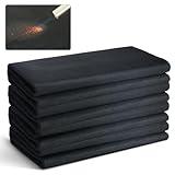 VEVOR Carbon Felt Welding Blanket 4 Pack, 37" x 36" Flame Retardant Welding Blanket, Up To 1800°F Heat Resistant Blanket Set, Cuttable Carbon Fiber Fire Retardant Insulation Welding Mat Pad