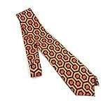 My Party Shirt Overlook Hotel Hexagon Carpet Pattern Necktie - Iconic Horror Movie Inspired Tie Design