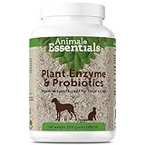 Animal Essentials Plant Enzyme & Probiotics - Digestive Enzymes for Dogs & Cats, Probiotics, Digestive Supplement, Veterinarian Recommended - 10.6 Oz