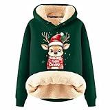 Ugly Christmas Sweatshirts for Women 2024 Ugly Christmas Sweaters Long Sleeve Hoodie Fashion Casual Pullovers Half Zip Pullover Long Sleeve Quarter Zip Tops Teen Girls Fashion Y2k Clothes
