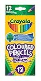 Crayola Colouring Pencils - Assorted Colours (Pack of 12) | A Must-Have for All Kids Arts & Crafts Sets | Ideal for Kids Aged 3+