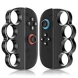 FUNDIARY Fitness Boxing Hand Grips for Nintendo Switch 2 Joycon, [Separate 4 Finger Ring Design] Boxing Accessories Compatible with Nintendo Switch 2 Sports and Switch 2 Boxing Game, 2 Packs - Black