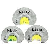 KLUK Custom Calls Assassin Series Turkey Mouth Call 3-Pack, Ultimate Combination of KLUK’s Customer Favorites Turkey Mouth Calls, Game Over, Chicken COOP & RASP Attack (High Stretch)