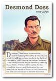 Desmond Doss - WWII Hero & Medal of Honor Recipient - Biography Poster 18" x 12"